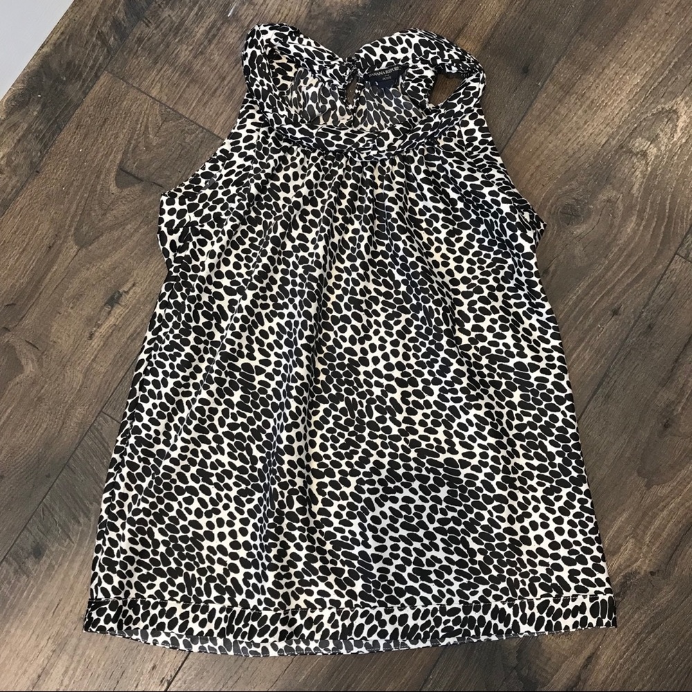Banana Republic Animal Print Sleeveless Top XXSP